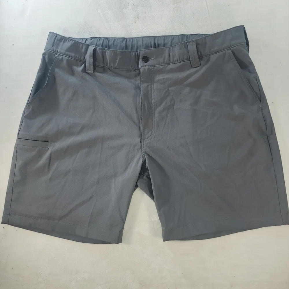 Carhartt Force Relaxed Fit Shorts Mens XL Gray Stretch Utility BS6264-M 937